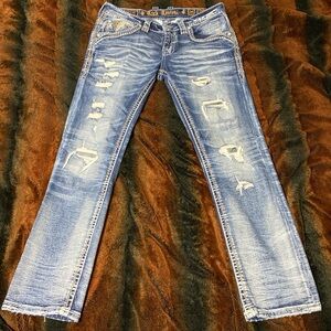 Navy blue Rock revival
Only worn once
size 34